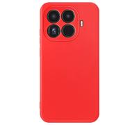 Avizar, Custodia Soft-Touch per Xiaomi 15T Pro in Silicone Antiscivolo, Rosso