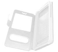Avizar, Custodia Stand Doppia Finestra Universale Taglia XXL, Bianco