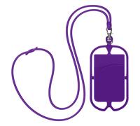 Avizar, Custodia universale con cordino e scomparto Carte serie NeckPouch, Viola