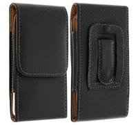Avizar Custodia verticale per smartphone passante cintura 142x73x9 mm Nero XL