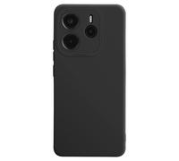 Avizar Custodia Xiaomi Redmi Note 14 5G Silicone Morbido Opaco, Nero