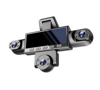 Avizar, Dashcam Auto Full HD 1080P con Visione 360° e Retrocamera, Nero