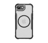 Avizar Cover iPhone 16e MagSafe Retro Carbonio, Nero