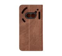 AVIZAR DENIMGUARD CUSTODIA A LIBRO per Nothing Phone 2a Plus, Marrone chiaro
