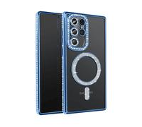 AVIZAR Diamante COVER per Samsung Galaxy S25 Ultra, Blu