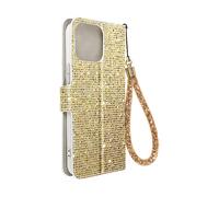 AVIZAR Disco glam edition CUSTODIA per Apple iPhone 14 Pro Max, Dorato