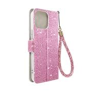 AVIZAR Disco glam edition CUSTODIA per Apple iPhone 14 Pro, Rosa