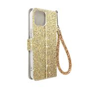 AVIZAR Disco glam edition CUSTODIA per Apple iPhone 15, Dorato