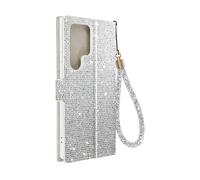 AVIZAR Disco glam edition CUSTODIA per Samsung Galaxy S23 Ultra, Argento