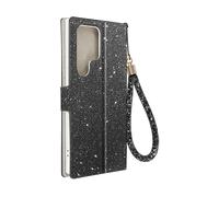 AVIZAR Disco glam edition CUSTODIA per Samsung Galaxy S23 Ultra, Nero