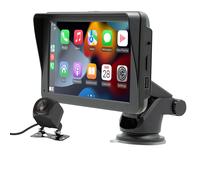 Avizar, Display auto 7" CarPlay Android Auto con ventosa, Nero