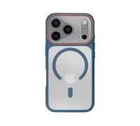 AVIZAR DUAL MATERIAL SHIELD COVER per Apple iPhone 17 Pro Max, Blu notte