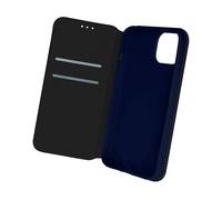 Custodia iPhone 13 Pro Portafoglio e Supporto Video Blu Notte