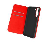 Custodia Samsung Galaxy S22 Portafoglio Supporto Video Rossa