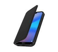 Custodia a libro nera Avizar con chiusura magnetica per Huawei P20 Lite