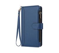 AVIZAR Essential silicone CUSTODIA A LIBRO per Oppo A5 Pro, Blu