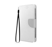 Custodia a libro Avizar Silver per smartphone Max. 142x140x72mm