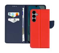 AVIZAR Fancy style CUSTODIA per Samsung Galaxy A16, Blu / Rosso
