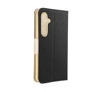 AVIZAR Fancy style CUSTODIA per Samsung Galaxy S23 FE, Nero / Oro