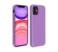 Custodia in silicone semirigida opaca morbida Avizar Violet per iPhone 11