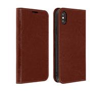 AVIZAR First class CUSTODIA per Apple iPhone XS Max, Marrone