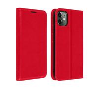 Custodia Apple iPhone 11Pelle Portafoglio Funzione Stand - Rosso