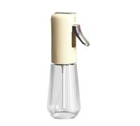 Avizar, Flacone Spruzzatore d’Olio 280ml in Vetro con Grilletto Cromato, Beige