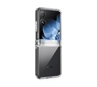 Avizar Cover per Xiaomi Mix Flip rigida design visibile protezione cerniera, Trasparente