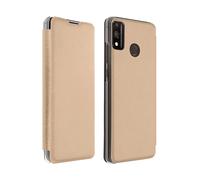Avizar, Custodia per Honor 9X Lite Portafoglio Flip Cover Sottilissimo, Dorato