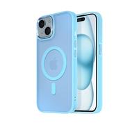 AVIZAR Frost color COVER per Apple iPhone 15 Plus, Blu chiaro