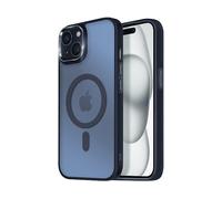 AVIZAR Frost color COVER per Apple iPhone 15 Plus, Blu notte