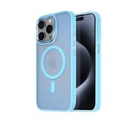 AVIZAR Frost color COVER per Apple iPhone 15 Pro, Blu chiaro
