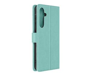 AVIZAR Garden wings edition CUSTODIA A LIBRO per Samsung Galaxy A55, Turchese
