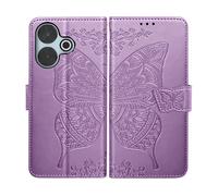 AVIZAR Garden wings edition CUSTODIA A LIBRO per Xiaomi Redmi 13, Viola