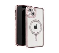 AVIZAR GLAMOR GUARD COVER per Apple iPhone 14, Rosa champagne