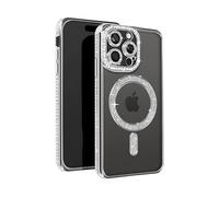 AVIZAR GLAMOR GUARD COVER per Apple iPhone 15 Pro, Argento