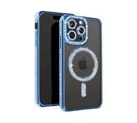 AVIZAR GLAMOR GUARD COVER per Apple iPhone 15 Pro, Blu chiaro