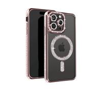AVIZAR GLAMOR GUARD COVER per Apple iPhone 15 Pro Max, Rosa champagne