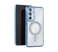 AVIZAR GLAMOR GUARD COVER per Samsung Galaxy A35, Blu chiaro