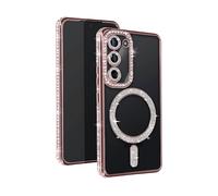 AVIZAR Glamor guard COVER per Samsung Galaxy S23, Rosa champagne