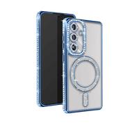 AVIZAR Glamor guard COVER per Samsung Galaxy S24, Blu chiaro