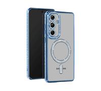 AVIZAR Glamor guard COVER per Samsung Galaxy S24 FE, Blu chiaro