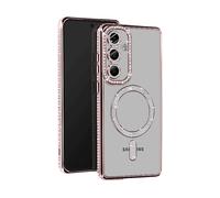 AVIZAR Glamor guard COVER per Samsung Galaxy S24 FE, Rosa champagne