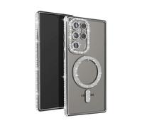 AVIZAR Glamor guard COVER per Samsung Galaxy S24 Ultra, Argento
