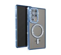 AVIZAR Glamor guard COVER per Samsung Galaxy S24 Ultra, Blu chiaro