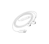 AVIZAR HF-VIRT-X15U - Bluetooth 5, microfono integrato AURICOLARI, Bianco