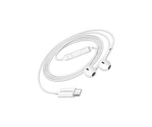 AVIZAR HF-VIRT-X15U - Bluetooth 5, microfono integrato AURICOLARI, Bianco
