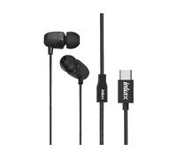Auricolari USB-C Cablati Kit Mani Libere Tasto Multifunzione 1,2m Inkax Nero