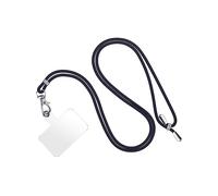 Avizar Corda universale per smartphone regolabile 90 cm per cover e custodia Blu scuro