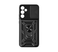Avizar Cover per Samsung A55 5G anello supporto coprifotocamera scorrimento, Nero